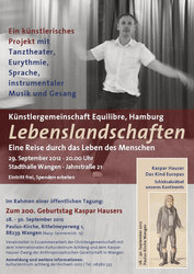 Plakat - Aufführung - Lebenslandschaften Plakat - Aufführung - Lebenslandschaften